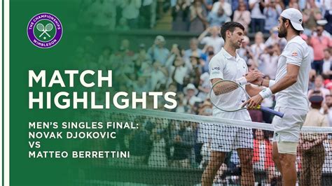 Novak Djokovic vs Matteo Berrettini en directo: Final Wimbledon .